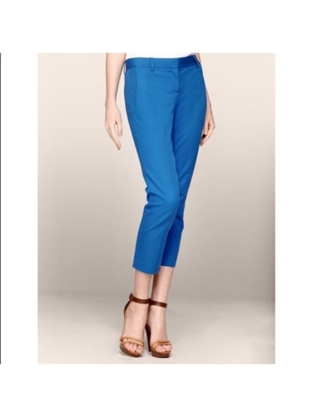 Theory Yanette C Ts Bi-Strech Cropped Capri Pants/Trousers